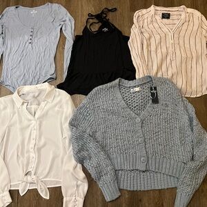 Hollister and abercrombie shirts